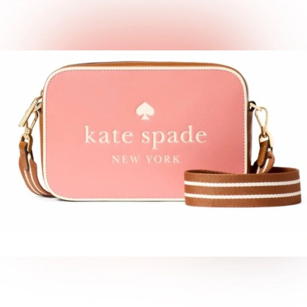 Kate Spade Blush and‎ Terracotta camera bag Crossbody Bag